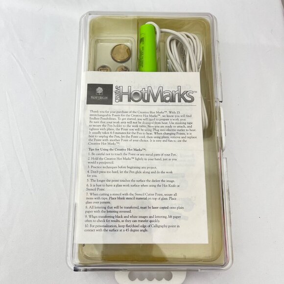 Creative HotMarks Tool Kit With‎ 15 Points & Case By Walnut Hollow - Picture 4 of 4